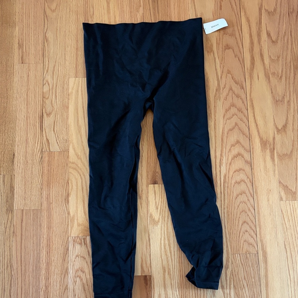 SPANX Black High-Waist Shaping Leggings